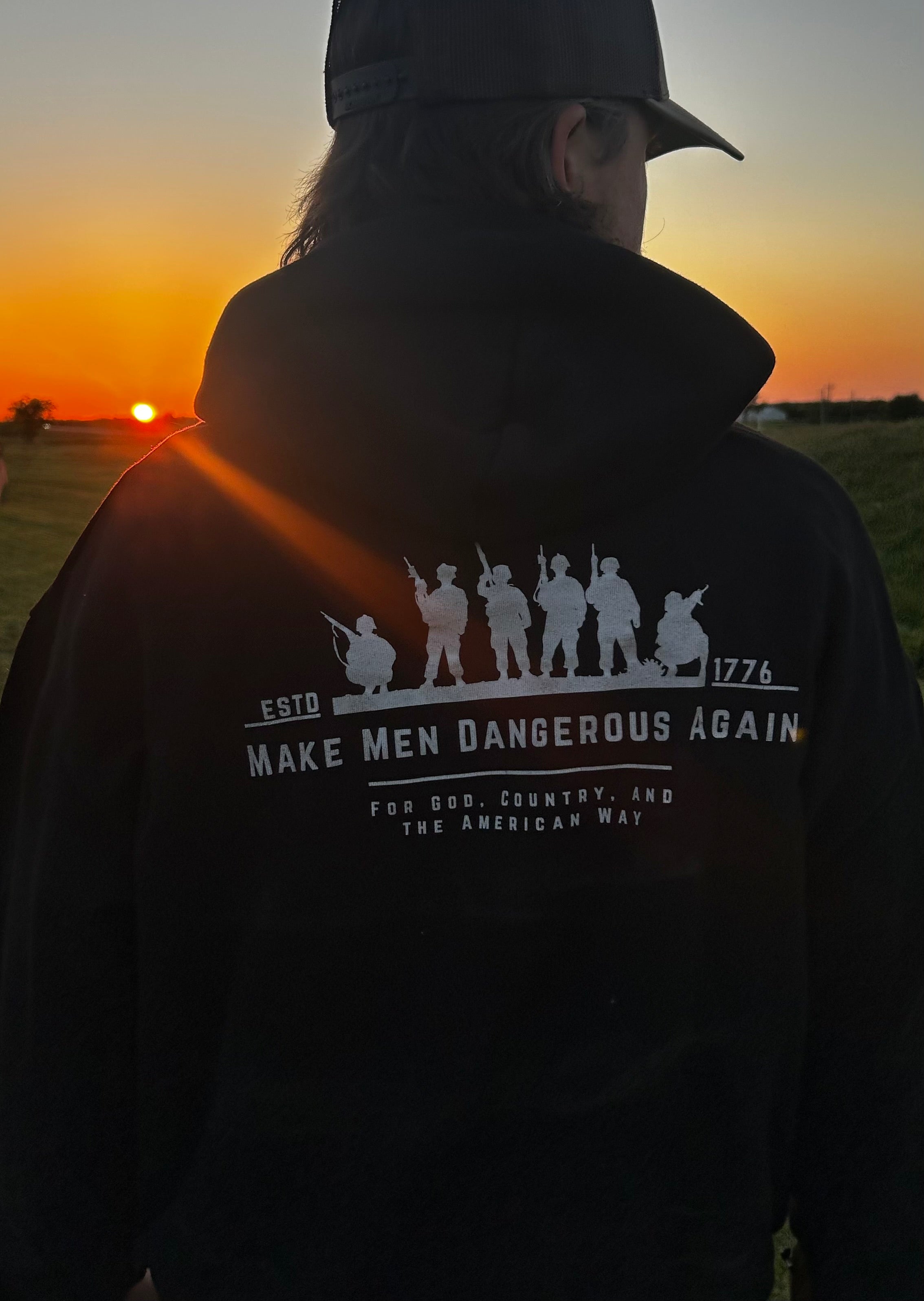 LAST FRONTIER BLACK - M.M.D.A. HOODIE